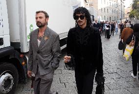 Extras Arrive For The Devil Wears Prada 2 - Milan