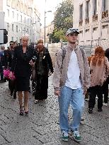 Extras Arrive For The Devil Wears Prada 2 - Milan