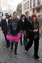 Extras Arrive For The Devil Wears Prada 2 - Milan