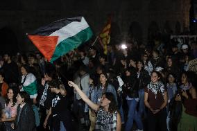 Protest For Palestine In Rome