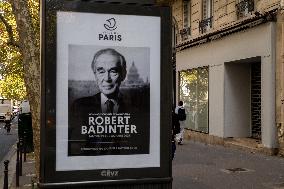Final Preparations Before Robert Badinter's Honor At Pantheon - Paris