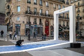 Final Preparations Before Robert Badinter's Honor At Pantheon - Paris