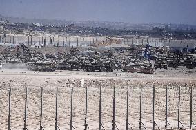 Troops Prepare For Ceasefire Along Gaza Border - Israel