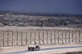 Troops Prepare For Ceasefire Along Gaza Border - Israel