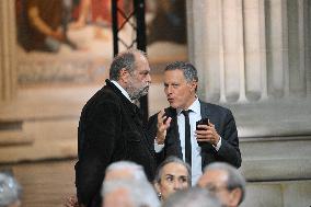Ceremony to Induct Robert Badinter at Pantheon - Paris