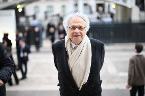 Ceremony to Induct Robert Badinter at Pantheon - Paris