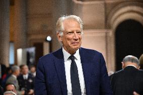 Ceremony to Induct Robert Badinter at Pantheon - Paris