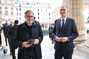 Ceremony to Induct Robert Badinter at Pantheon - Paris