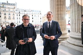 Ceremony to Induct Robert Badinter at Pantheon - Paris