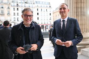 Ceremony to Induct Robert Badinter at Pantheon - Paris