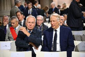 Ceremony to Induct Robert Badinter at Pantheon - Paris