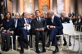 Ceremony to Induct Robert Badinter at Pantheon - Paris