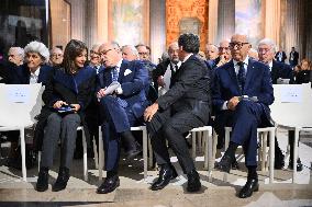 Ceremony to Induct Robert Badinter at Pantheon - Paris