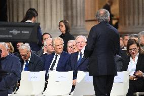 Ceremony to Induct Robert Badinter at Pantheon - Paris