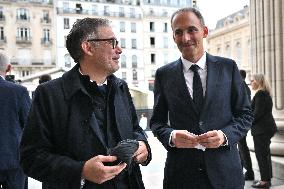 Ceremony to Induct Robert Badinter at Pantheon - Paris