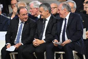 Ceremony to Induct Robert Badinter at Pantheon - Paris