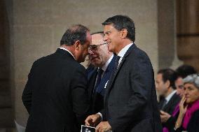 Ceremony to Induct Robert Badinter at Pantheon - Paris