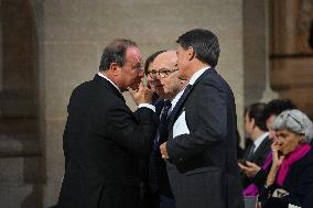 Ceremony to Induct Robert Badinter at Pantheon - Paris