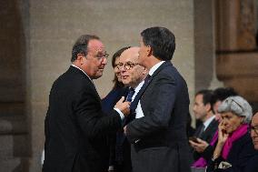 Ceremony to Induct Robert Badinter at Pantheon - Paris