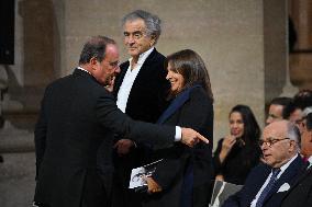 Ceremony to Induct Robert Badinter at Pantheon - Paris