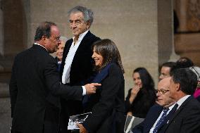 Ceremony to Induct Robert Badinter at Pantheon - Paris