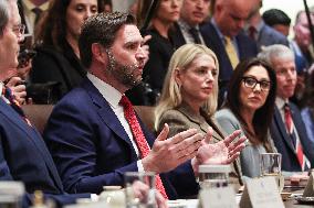 DC: President Trump Holds Cabinet Meeting