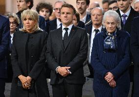 Ceremony to Induct Robert Badinter at Pantheon - Paris