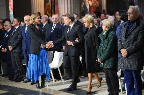 Ceremony to Induct Robert Badinter at Pantheon - Paris