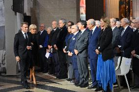 Ceremony to Induct Robert Badinter at Pantheon - Paris