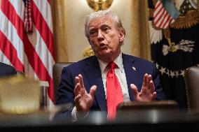 DC: President Trump Holds Cabinet Meeting