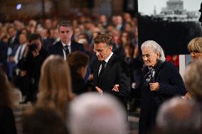 Ceremony to Induct Robert Badinter at Pantheon - Paris