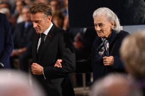 Ceremony to Induct Robert Badinter at Pantheon - Paris