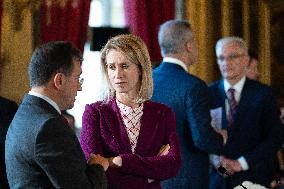 Emmanuel Macron at Meeting for a peace plan in Gaza - Paris