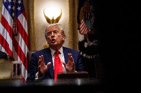 DC: President Trump Holds Cabinet Meeting