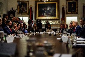 DC: President Trump Holds Cabinet Meeting