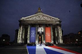 Ceremony to Induct Robert Badinter at Pantheon - Paris