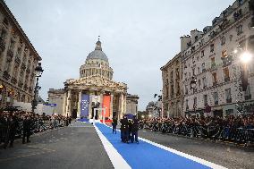 Ceremony to Induct Robert Badinter at Pantheon - Paris