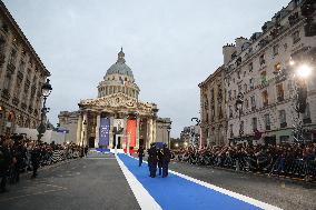 Ceremony to Induct Robert Badinter at Pantheon - Paris
