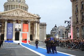 Ceremony to Induct Robert Badinter at Pantheon - Paris