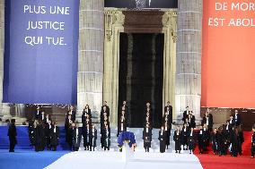 Ceremony to Induct Robert Badinter at Pantheon - Paris