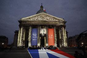 Ceremony to Induct Robert Badinter at Pantheon - Paris