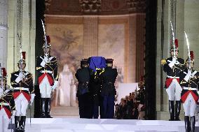 Ceremony to Induct Robert Badinter at Pantheon - Paris