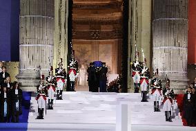 Ceremony to Induct Robert Badinter at Pantheon - Paris