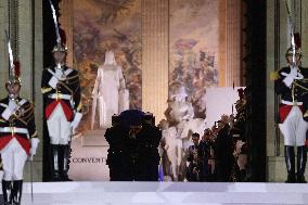 Ceremony to Induct Robert Badinter at Pantheon - Paris