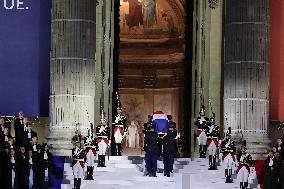 Ceremony to Induct Robert Badinter at Pantheon - Paris