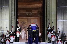 Ceremony to Induct Robert Badinter at Pantheon - Paris