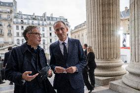 Ceremony to Induct Robert Badinter at Pantheon - Paris