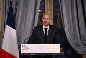 Meeting for a peace plan in Gaza - Paris