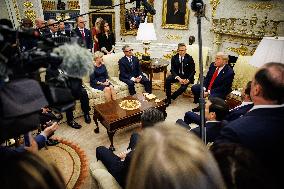 DC: President Trump meets with Finland's President Alexander Stubb in Oval Office