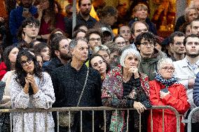 Ceremony to Induct Robert Badinter at Pantheon - Paris AJ